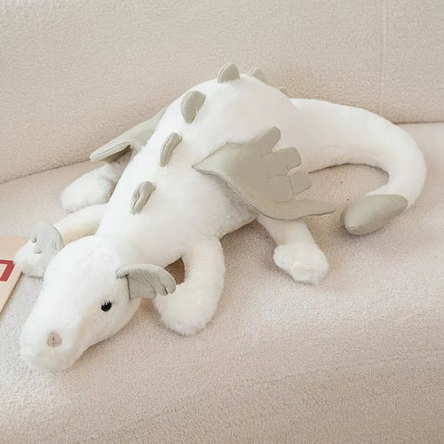 30-70Cm Cartoon Hot Flying Dragon Plush Toy with Wings Blue Green White Pink Long Dragon Plush Toy Pillow Gift for Boy and Girl